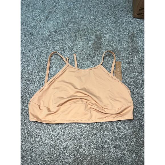 Skims high neck swim top in ochre size xl - Size extra large Skims bikini top - Picture 1 of 3